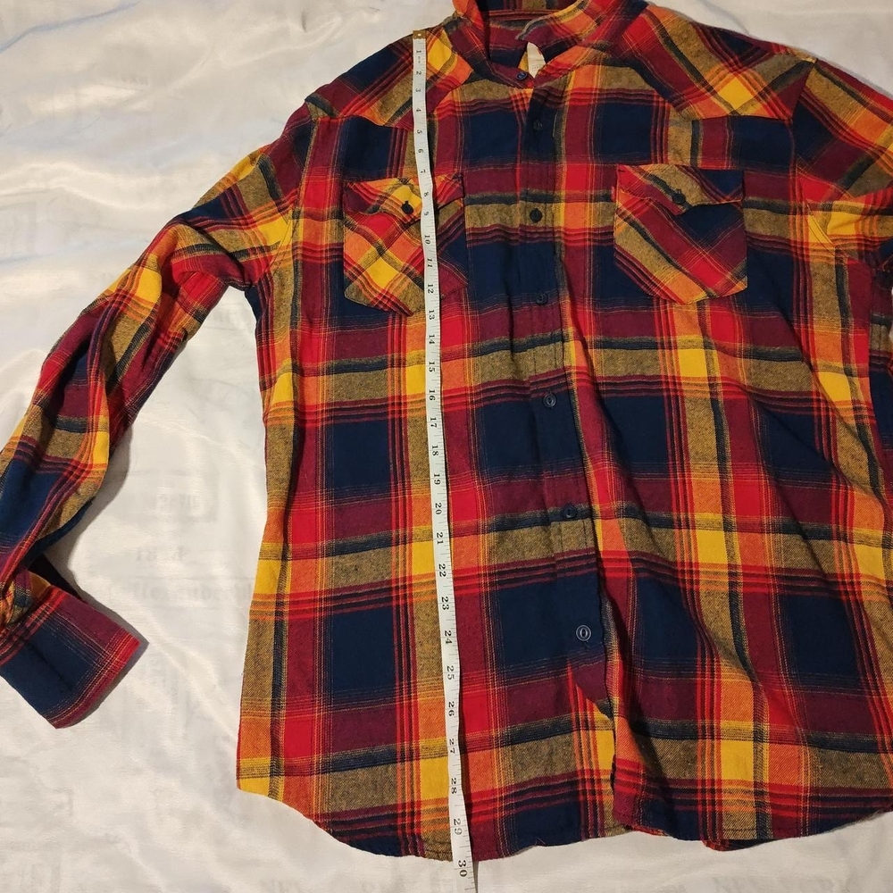 Levi's Multicolor Plaid Pattern Shirt - image 5